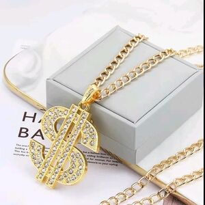 Dollar Pendant Pet Necklace